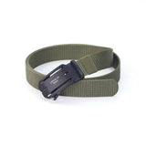 iPOLO East Unisex Elastic Nylon Free Size Auto Buckle Belt Tali Pinggang Uniseks Nylon