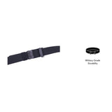 iPOLO East Unisex Elastic Nylon Free Size Auto Buckle Belt Tali Pinggang Uniseks Nylon Buckle 3 Black