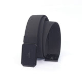iPOLO East Unisex Elastic Nylon Free Size Magnetic Buckle Belt Tali Pinggang Uniseks Nylon Buckle 1 Black