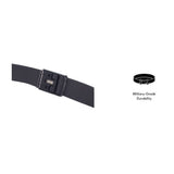 iPOLO East Unisex Elastic Nylon Free Size Magnetic Buckle Belt Tali Pinggang Uniseks Nylon Buckle 1 Black