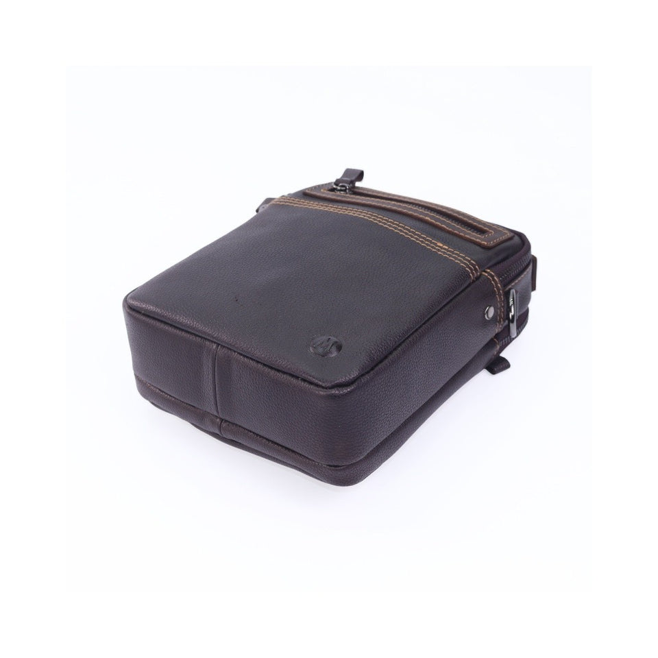 Ready Stock MY MAURO Men Everyday Explorer Premium Leather Messenger Sling Bag Beg Silang Lelaki