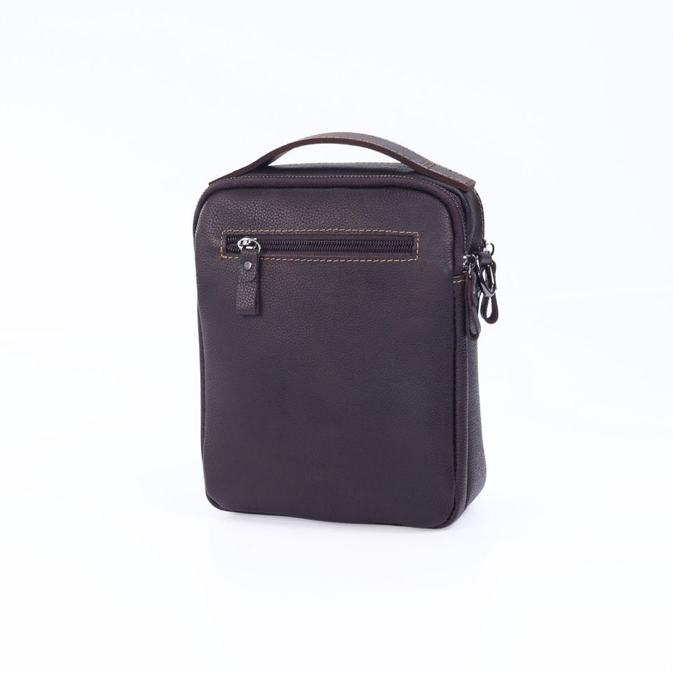 Ready Stock MY MAURO Men Everyday Explorer Premium Leather Messenger Sling Bag Beg Silang Lelaki