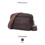 iPOLO East IRONWOOD Collection Men Messenger Bag - Beg Silang Lelaki | Pebbled Synthetic Leather