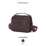 iPOLO East IRONWOOD Collection Men Messenger Bag - Beg Silang Lelaki | Pebbled Synthetic Leather