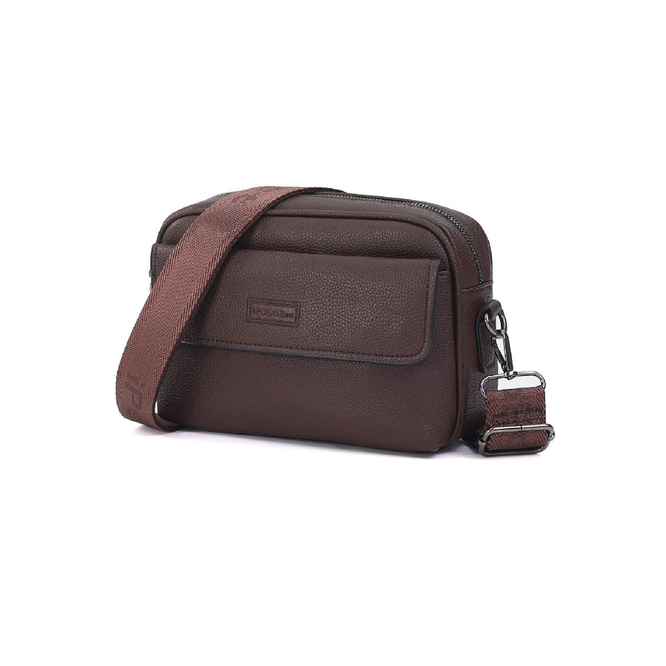 iPOLO East IRONWOOD Collection Men Messenger Bag - Beg Silang Lelaki | Pebbled Synthetic Leather