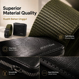 iPOLO East Graduation Gift Set Premium Vegan Leather Wallet Stretchable Nylon Belt Gift Box Hadiah Konvokesyen