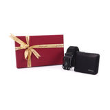 iPOLO East Graduation Gift Set Premium Vegan Leather Wallet Stretchable Nylon Belt Gift Box Hadiah Konvokesyen