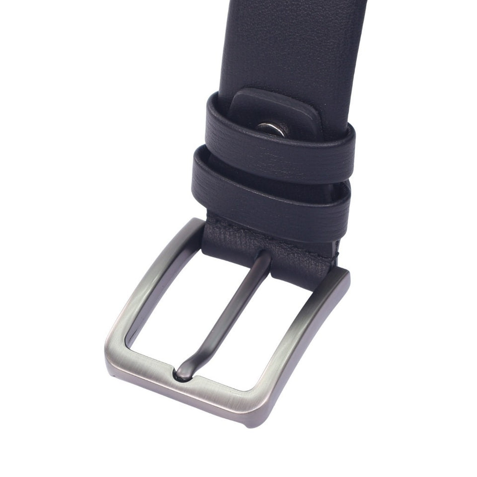 MAURO Men High Quality Leather Belt Men Pin Buckle Style Tali Pinggang Lelaki Berkualiti Formal Business Belt