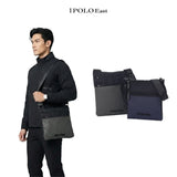 iPOLO EAST Water Resistant Nylon Sling Bag Lelaki Multi Compartment Crossbody Bag untuk Sales Executive Kerja Office
