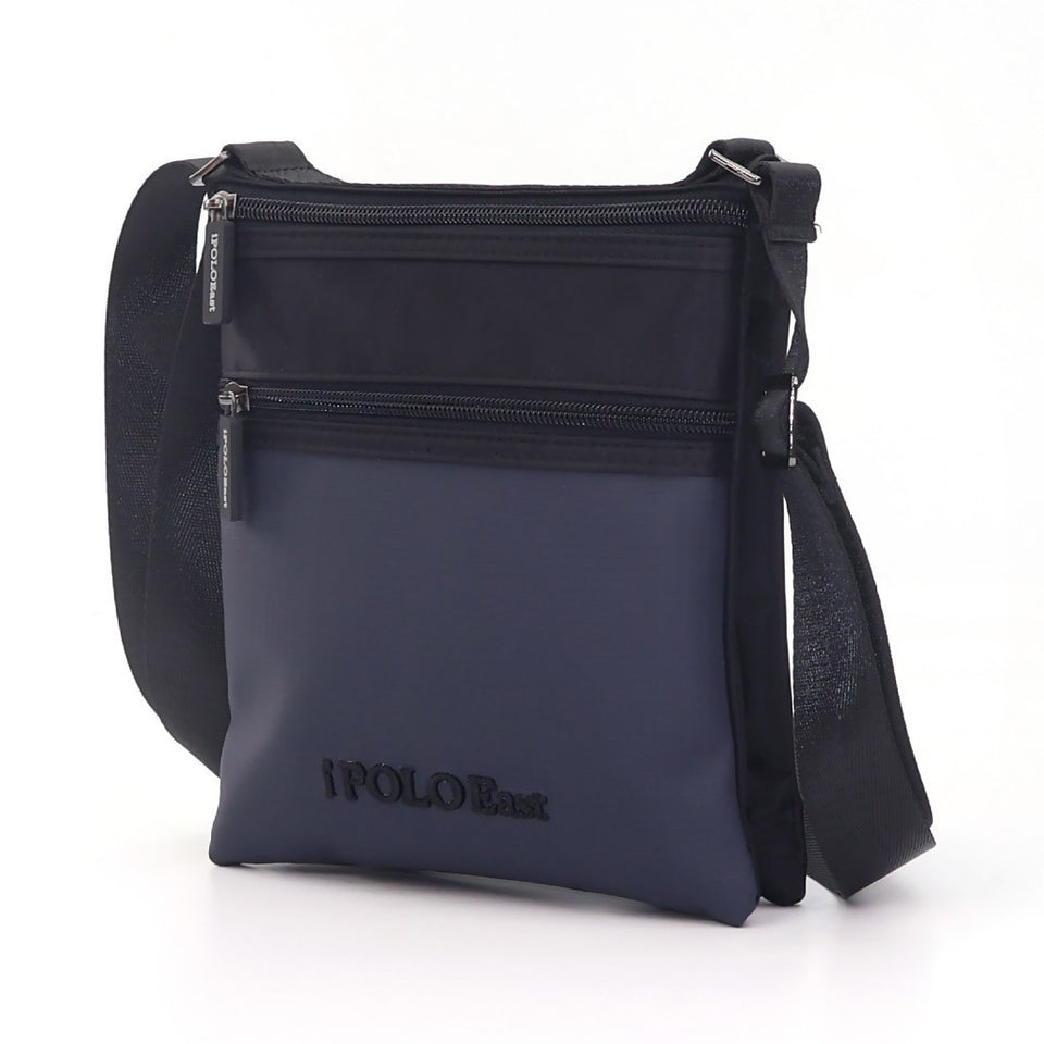 iPOLO EAST Water Resistant Nylon Sling Bag Lelaki Multi Compartment Crossbody Bag untuk Sales Executive Kerja Office