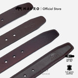 MAURO Leather Belt Mens Leather Belt Lelaki Genuine Leather Belt Pin Buckle Belt Tali Pinggang Lelaki Kulit Original  男