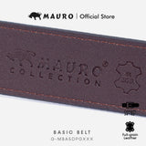 MAURO Leather Belt Mens Leather Belt Lelaki Genuine Leather Belt Pin Buckle Belt Tali Pinggang Lelaki Kulit Original  男