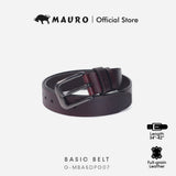 MAURO Leather Belt Mens Leather Belt Lelaki Genuine Leather Belt Pin Buckle Belt Tali Pinggang Lelaki Kulit Original  男