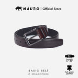 MAURO Leather Belt Mens Leather Belt Lelaki Genuine Leather Belt Pin Buckle Belt Tali Pinggang Lelaki Kulit Original  男