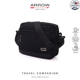 Ready Stock MY Arrow Everyday Travel Unisex Messenger Microfiber Sling Bag Water and Scratch Resistant