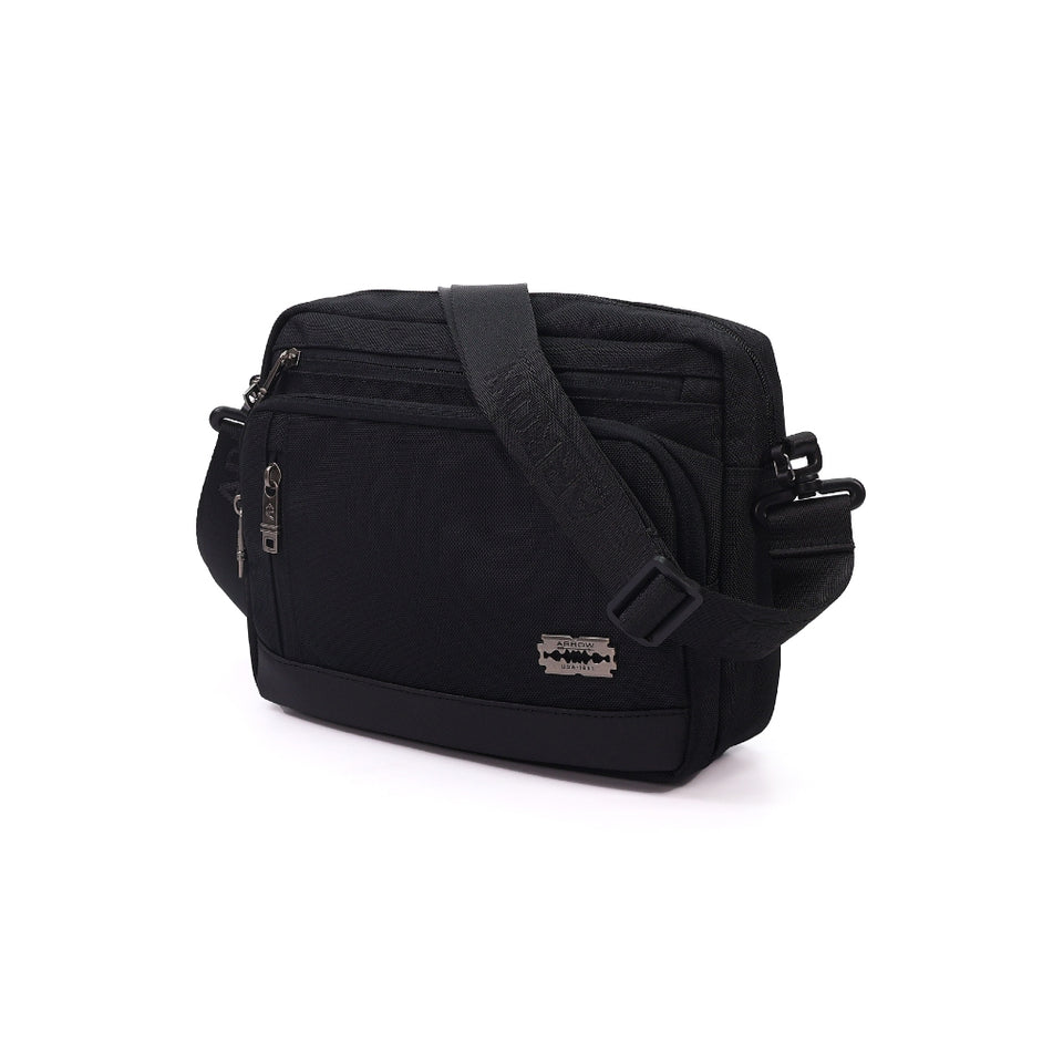 Ready Stock MY Arrow Everyday Travel Unisex Messenger Microfiber Sling Bag Water and Scratch Resistant