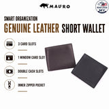 Ready Stock MY Smart Organization Men Genuine Leather Long and Short Wallet Collection