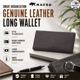 Ready Stock MY Smart Organization Men Genuine Leather Long and Short Wallet Collection