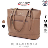 Ready Stock MY Office Professionals Tote ARROW Ladies Premium Vegan Leather Handbag Shoulder Bag