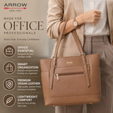 Ready Stock MY Office Professionals Tote ARROW Ladies Premium Vegan Leather Handbag Shoulder Bag