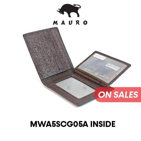 MAURO Genuine Dompet Lelaki Kulit Original Mauro Tri Fold Men Wallet Premium Wallet for Men Slim & Durable Dompet Lelaki
