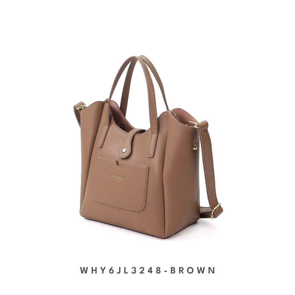 Ready Stock MY Office Professionals Tote ARROW Ladies Premium Vegan Leather Handbag Shoulder Bag