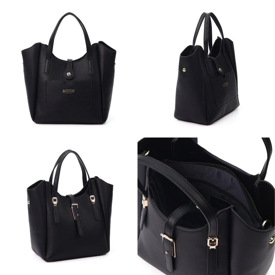 Ready Stock MY Office Professionals Tote ARROW Ladies Premium Vegan Leather Handbag Shoulder Bag
