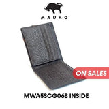 MAURO Genuine Dompet Lelaki Kulit Original Mauro Tri Fold Men Wallet Premium Wallet for Men Slim & Durable Dompet Lelaki