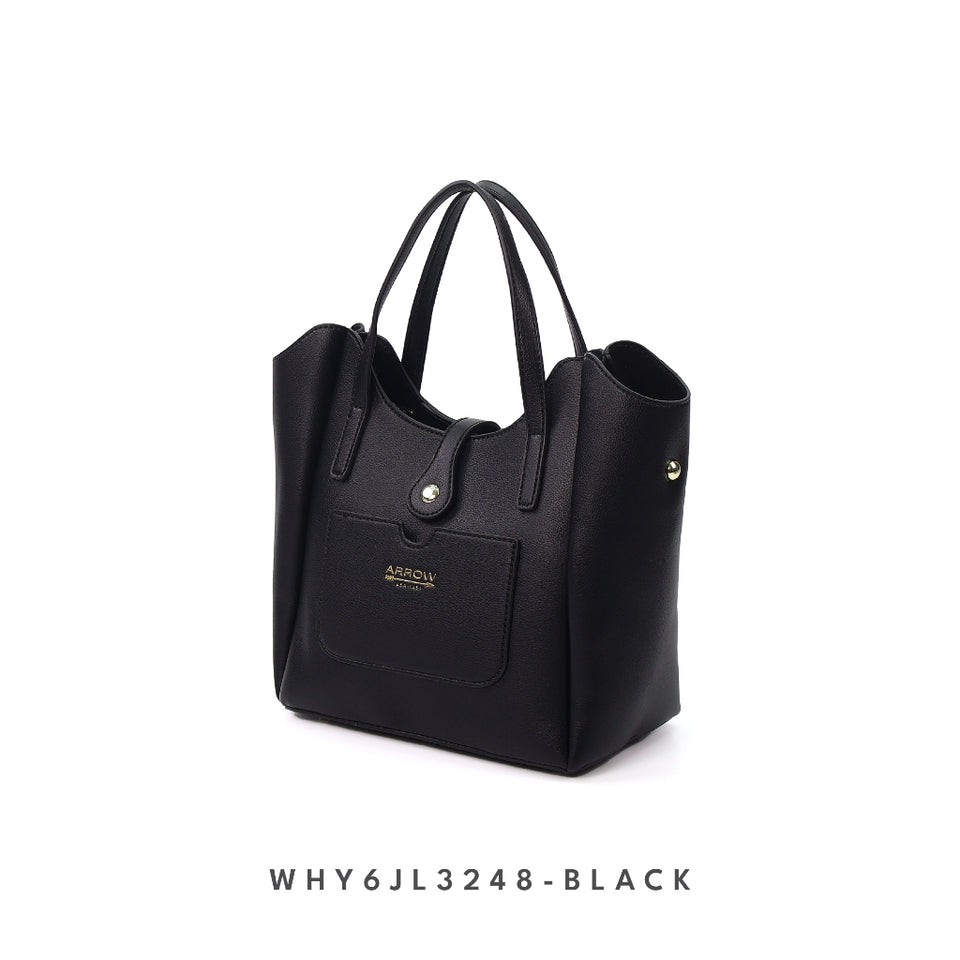 Ready Stock MY Office Professionals Tote ARROW Ladies Premium Vegan Leather Handbag Shoulder Bag