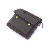 MAURO URBAN BROWN Full Grain Leather Men Messenger Sling Bag Beg Silang Lelaki Kulit
