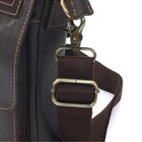 MAURO URBAN BROWN Full Grain Leather Men Messenger Sling Bag Beg Silang Lelaki Kulit