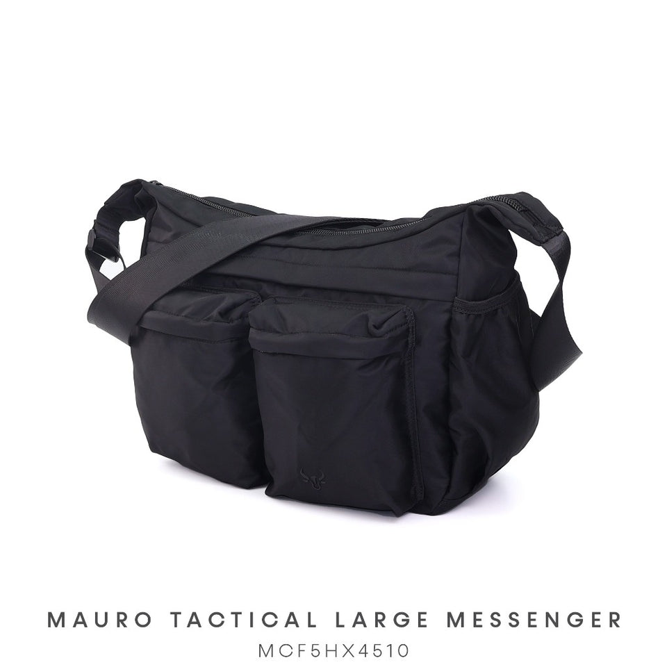 COMBO DEAL MAURO TACTICAL TWIN Nylon Large and Medium Messenger Bag Water Resistant Beg Lelaki Kalis Air
