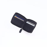 MAURO Premium Leather Men Zipper Wallet Dompet Berzip Lelaki Anti-Theft Coin Purse RFID Protection