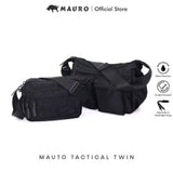 COMBO DEAL MAURO TACTICAL TWIN Nylon Large and Medium Messenger Bag Water Resistant Beg Lelaki Kalis Air
