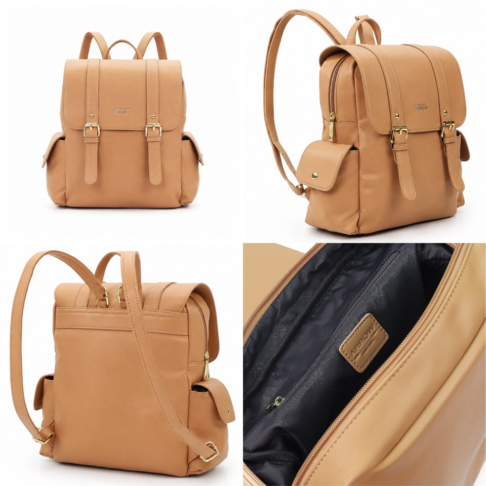 Ready Stock MY Modern Office ARROW Ladies Premium Vegan Leather Backpack