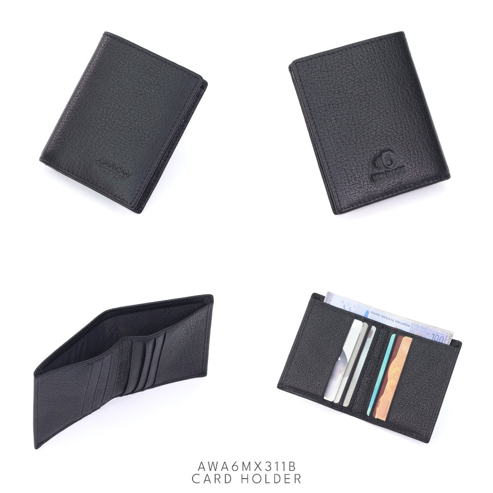 ARROW ARMOR GRAIN Men Genuine Leather Zipper Wallet Collection Dompet Lelaki Berzip Kulit Asli
