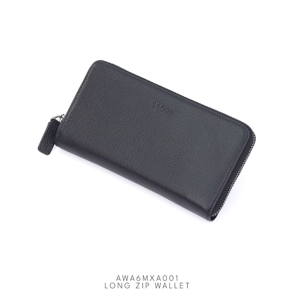 ARROW ARMOR GRAIN Men Genuine Leather Zipper Wallet Collection Dompet Lelaki Berzip Kulit Asli