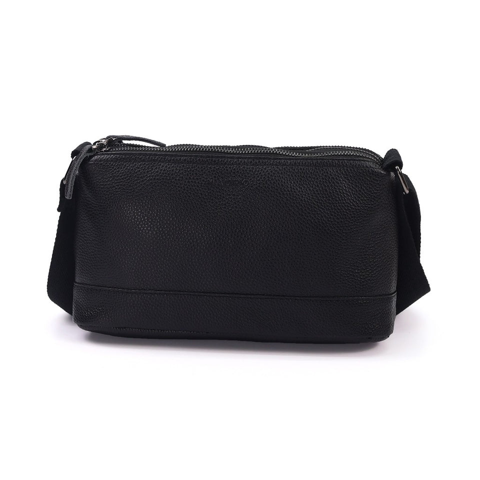 Ready Stock MY Smart Minimal Carry MAURO Genuine Leather Messenger Sling Bag Beg Lelaki Kulit Warranty