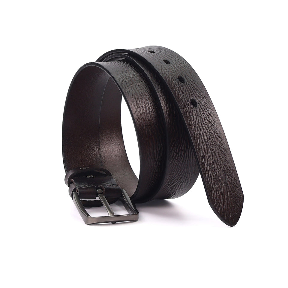 Ready Stock MY Business Ready MAURO Genuine Leather Classic Pin Buckle Belt Tali Pinggang Lelaki with Warranty