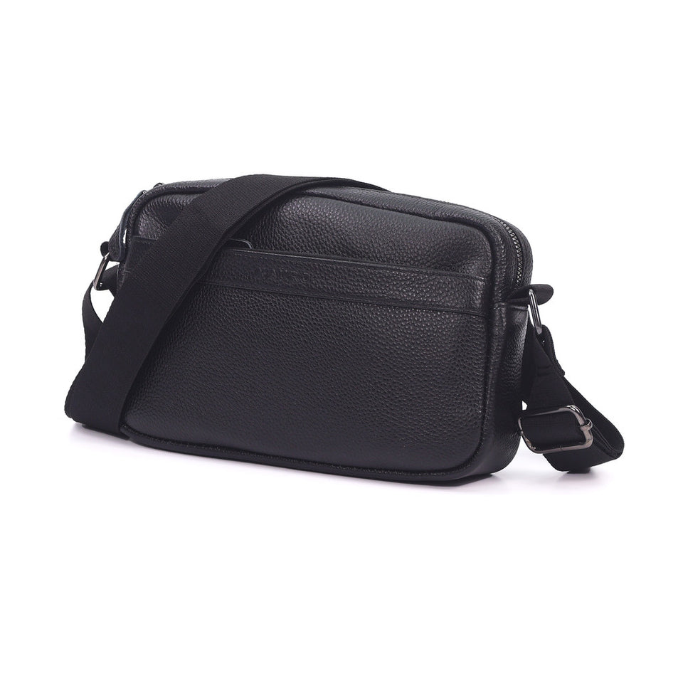 Ready Stock MY Smart Minimal Carry MAURO Genuine Leather Messenger Sling Bag Beg Lelaki Kulit Warranty