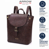 Ready Stock MY ARROW Ladies Vegan Leather Lifestyle Modern Backpack