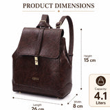 Ready Stock MY ARROW Ladies Vegan Leather Lifestyle Modern Backpack