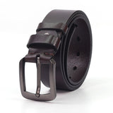 Ready Stock MY Slim Fit 1.3'' Inch Width MAURO Men Genuine Leather Belt with Premium Alloy Buckle
