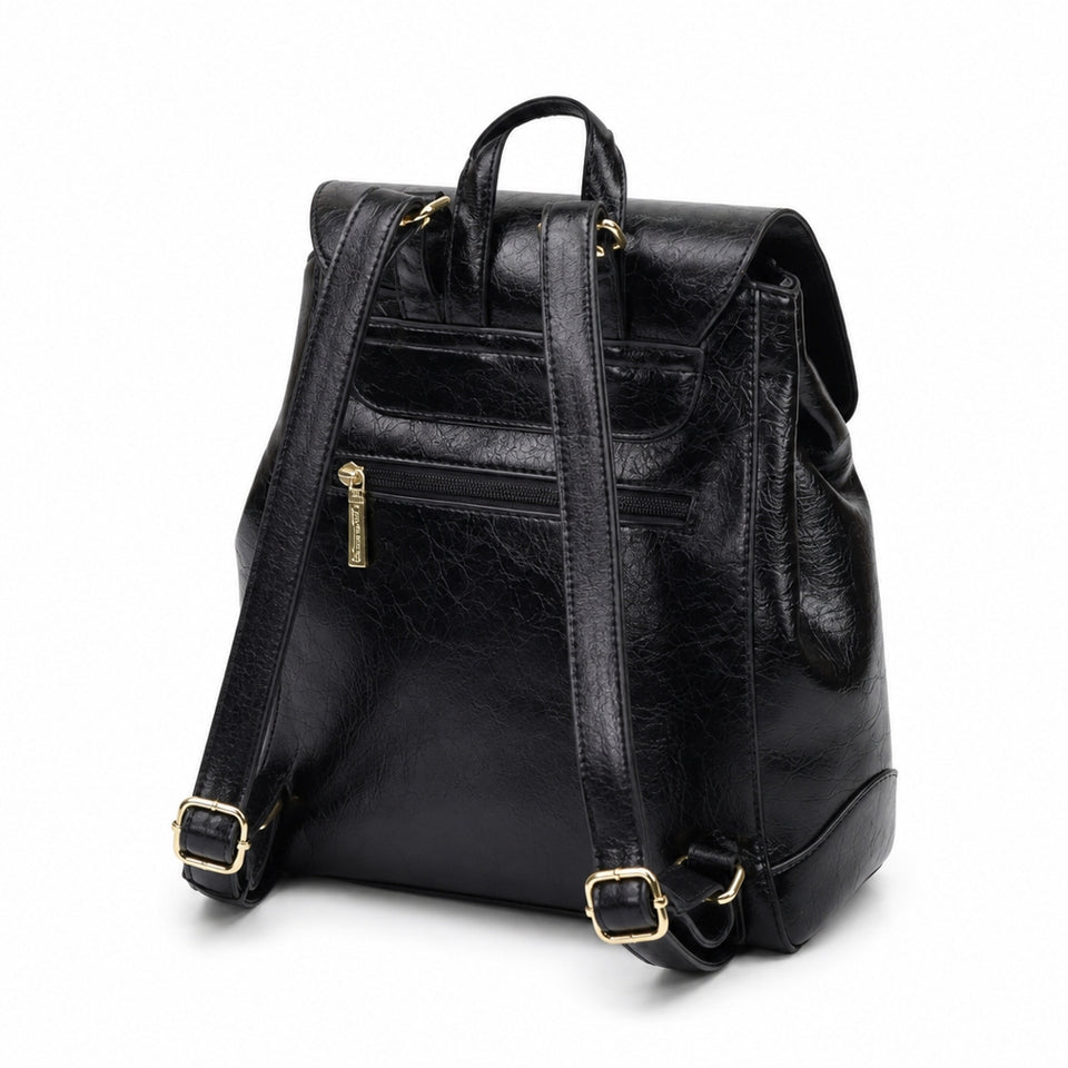 Ready Stock MY ARROW Ladies Vegan Leather Lifestyle Modern Backpack