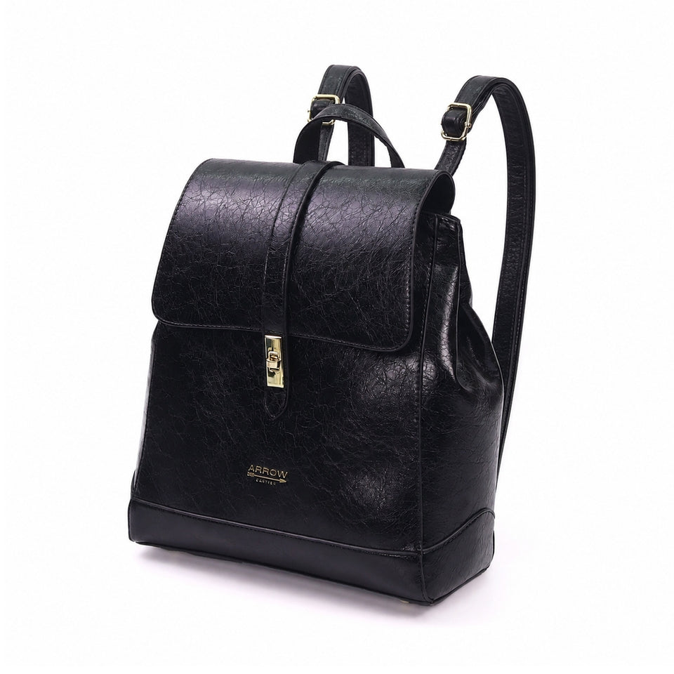 Ready Stock MY ARROW Ladies Vegan Leather Lifestyle Modern Backpack