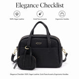 Ready Stock MY ARROW Pebbled Vegan Leather Ladies Handbag with Mini Pouch