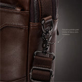 Ready Stock MY Grab & Go Mauro Full Grain Leather Collection Men Messenger Sling Bag Beg Kulit Lelaki