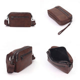 Ready Stock MY Executive iPOLO East Vegan Leather Men Messenger Crossbody Bag