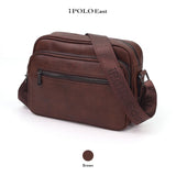 Ready Stock MY Executive iPOLO East Vegan Leather Men Messenger Crossbody Bag