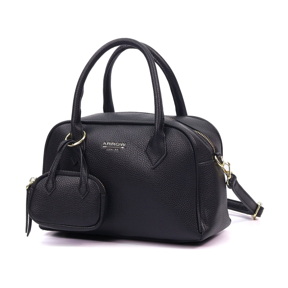 Ready Stock MY ARROW Pebbled Vegan Leather Ladies Handbag with Mini Pouch